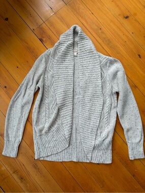 Cozy Open-Front Shawl Collar Sweater Cardigan